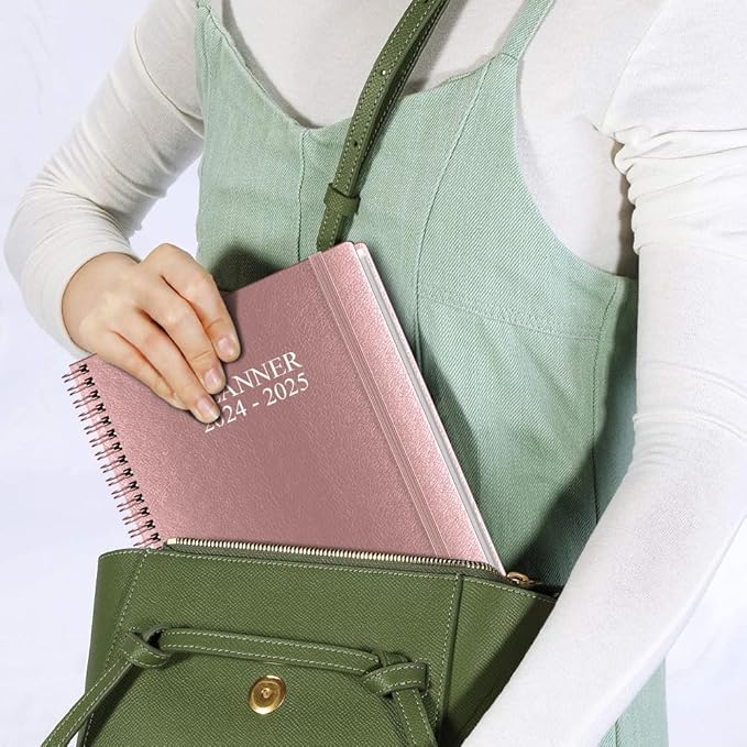 2024-2025 Planner - 2024-2025 Weekly & Monthly Planner from July 2024 - June 2025, Perfect to Organize Your Daily Life, 8.5" x 11", Rose