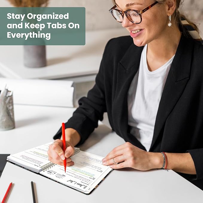 Planner 2026-2027, Monthly and Weekly Academic Planner July 2026 - June 2027, Hardcover Student Teacher Planning Agenda Calendar Book with Tabs, Perfect for Office School Supplies, A5 (6.3" x 8.5") - Crane