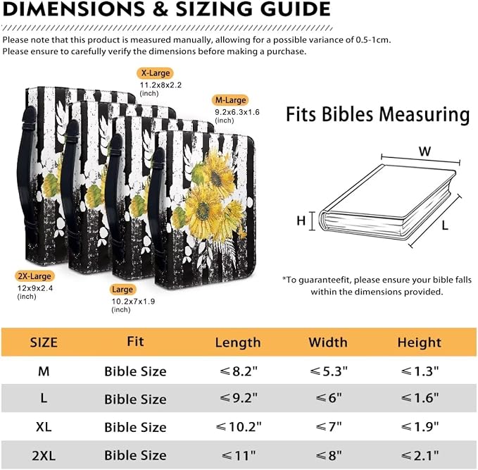 Yellow Flower Bible Carrying Tote Bag Bible Cover Case American Flag Bible Study Supplies Accessories Church Bag Bible Protective with Handle Size:XL