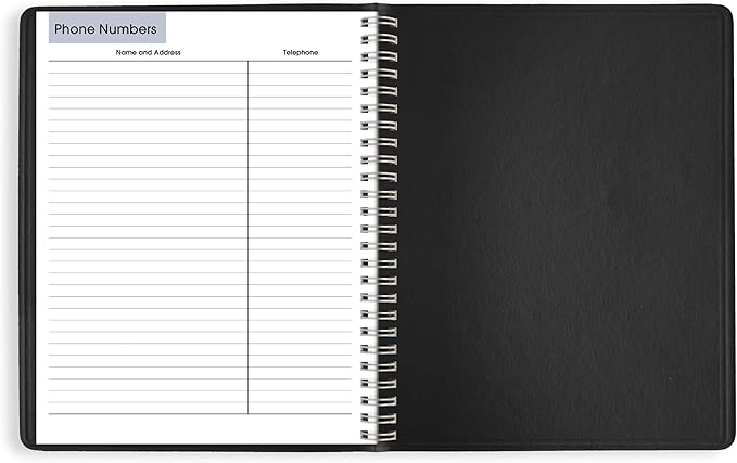 AT-A-GLANCE 2026 Planner, Weekly, 7" x 8-3/4", Medium, Column-Style, DayMinder, Black (G5900026)