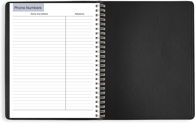 AT-A-GLANCE 2026 Planner, Weekly, 7" x 8-3/4", Medium, Column-Style, DayMinder, Black (G5900026)