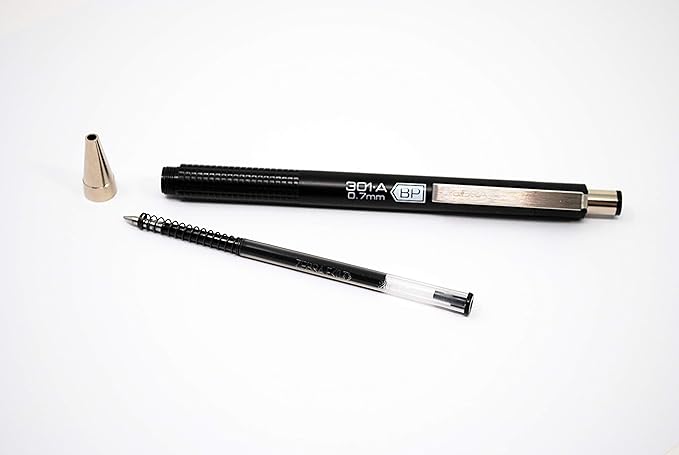 Zebra Pen Steel, F-Refill Ballpoint Ink Refills, 0.7mm Fine Point, Black Ink, Fits Zebra F-301, F-402, and F-701 Ballpoint Pens, Smooth Writing Performance, 10-Pack (500723