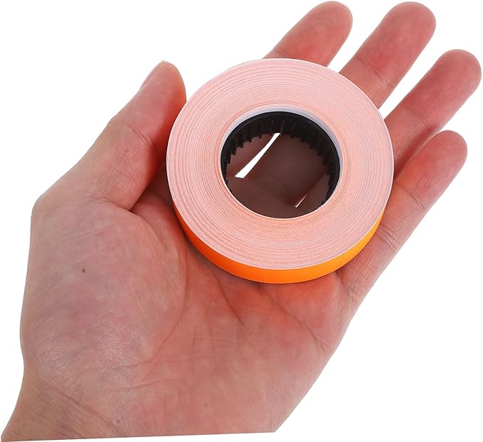 TEHAUX 10rolls Special Paper for Pricemarker Labels Price Tag Sticker Paper Compatible Supermarket Pricing Labels Easy to Apply Stickers