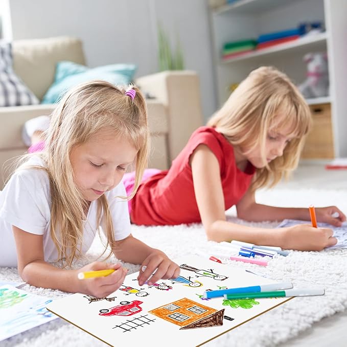 Stondino 12 Pack Big Dry Erase Lapboard- 2023 Edition 12 x 15 inch Large Double-Sided White Boards Office & School Supplies for Teachers/Students/Children/Classroom, Reusable Double-Sided Whiteboard
