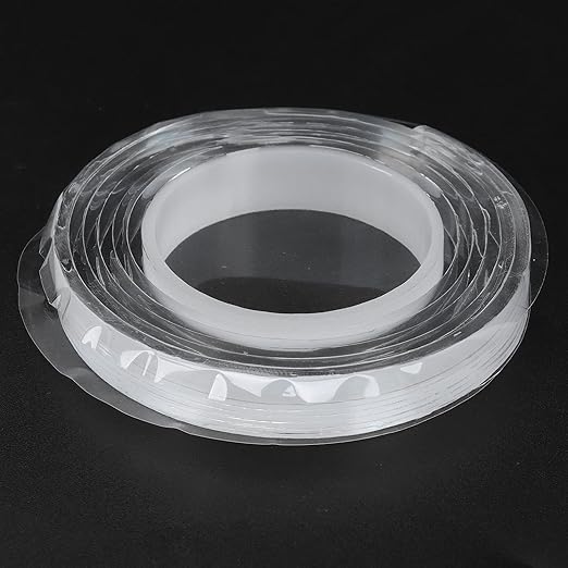 10Pcs Double Sided Tape, Washable Reusable Adhesive Tape, Strong Acrylic Mounting Tape with No, Transparent Wall Tape for Home Decor, Includes 10 Integrated Fasteners