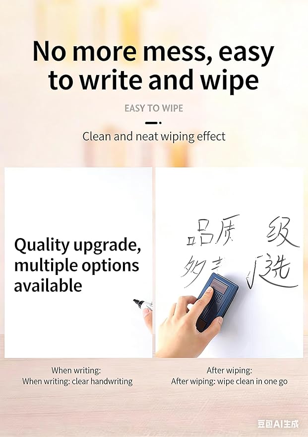 Upgraded A-Frame Whiteboard, 24 * 36‘’,360° Double-Sided Magnetic Dry Erase Board, Height Adjustable Standing Easel with Smooth Non-Slip Base for Home, Office, Classroom, Drawing