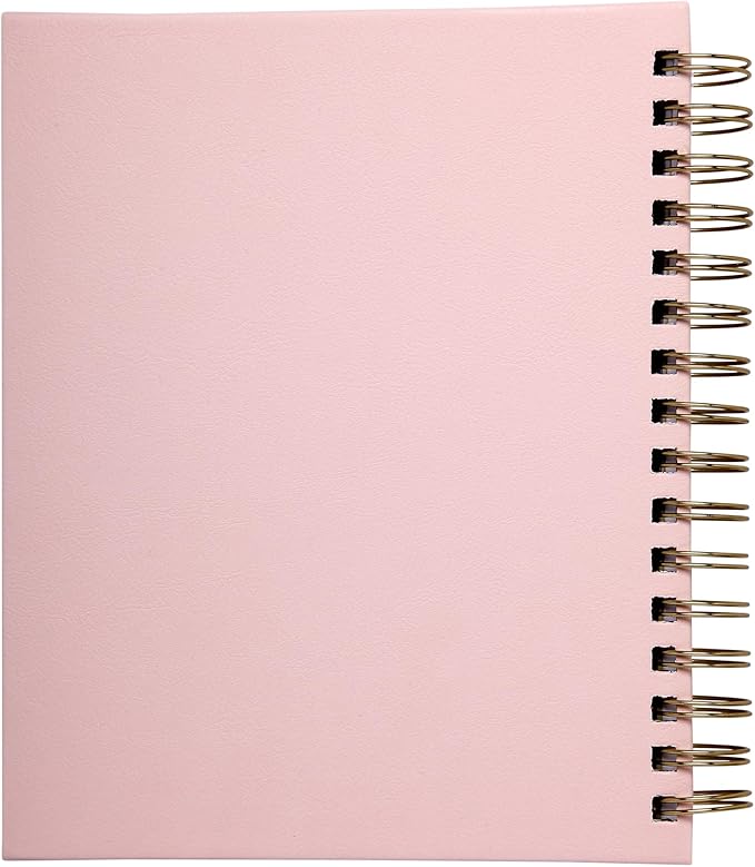 WORLD TRAVELER 2026 Planner Weekly and Monthly - 7'' x 8.75'' Hard Cover January December Spiral Daily Planner 2026 To Do List, Size 7X8.75, Pink Daily