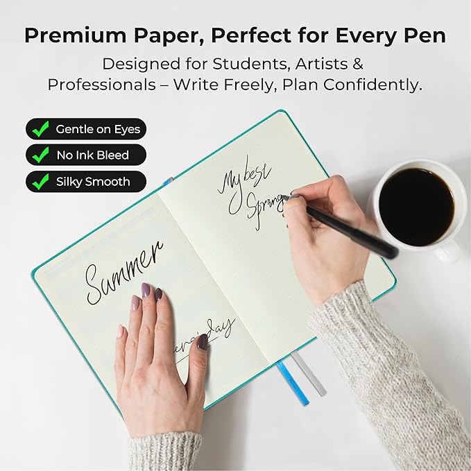 Weekly Monthly 2026-2027 Planner (July 26-Dec 27),11.5"x8.5",18 Months Agenda Plan with Month Tabs & Pocket,Expenses/Note Pages, Academic Calendar with Vegan Leather Cover,Light Blue