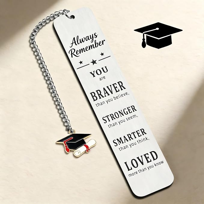 Graduation Gifts for Her Him 2026 Senior Bookmark Bulk College High School Teen Girl Boy Friend Book Lover Nurse Graduate Master Phd Grad Student Son Daughter Inspirational Christmas