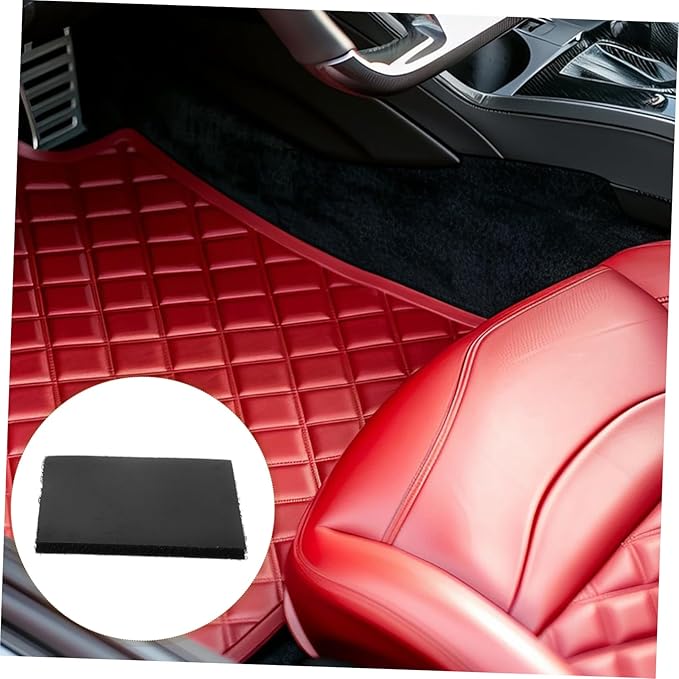 SOLUSTRE 20pcs Double-Sided Adhesive Hook and Loop Strips Fastener Tape for Car Floor Mats Heavy Duty Interlocking Gripper Strips for Home and Office Use Easy Installation and Durable Hold
