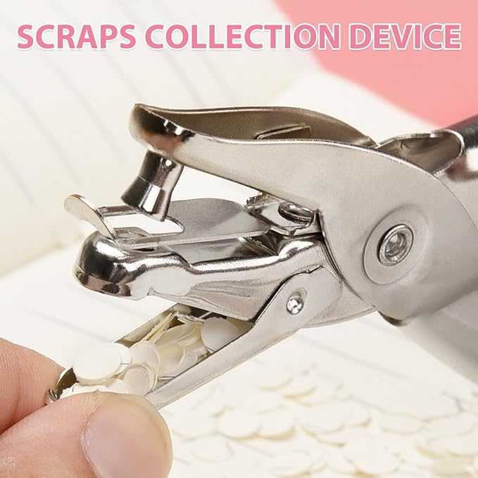 Long Reach Stapler with 1 Hole Punch, 1/4 inch of Single Whole Punch