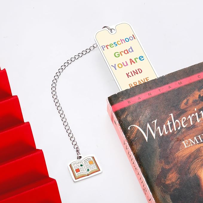 Preschool Graduation Gift for Girls Boys, Pre K Graduation Bookmark Gifts for Kids, Kindergarten Graduations Gift for Preschoolers Son Daughter, Book Marks for Reading Kids, Prek Classroom Gift