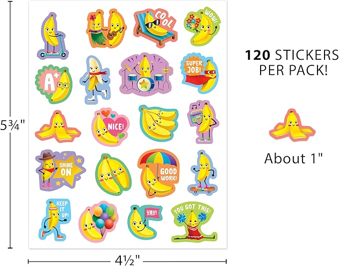 Teacher Created Resources Banana Smelly Stickers (TCR9447)