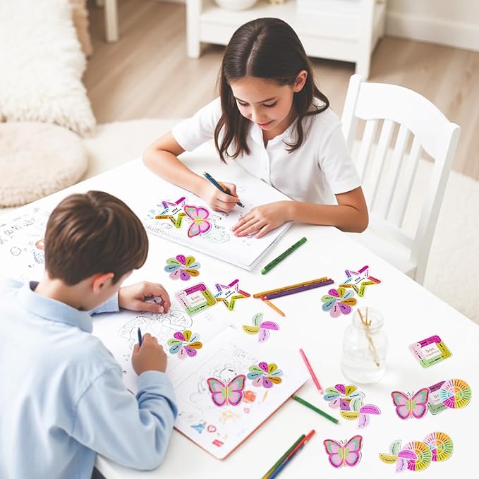Sensory Strips for Anxiety Calming Stickers, 36PCS Textured Calming Mood Fidget Stickers for Kids Adults, Tactile Breathing Mindfulness Sticker for Classroom Office Desk