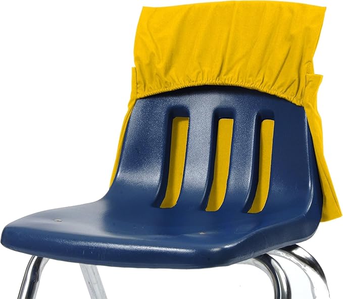 Seat Sack Elastic Back Storage Pocket, 12 to 17 Inches, Yellow - 1372905