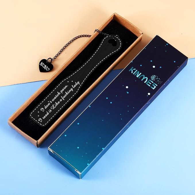 i Dont Watch Por n i Read it Book Lovers Gifts Dark Romance Bookmark for Reading Women Funny Christmas Birthday Gifts Spicy Bookmark for Adults Friends Book Accessories