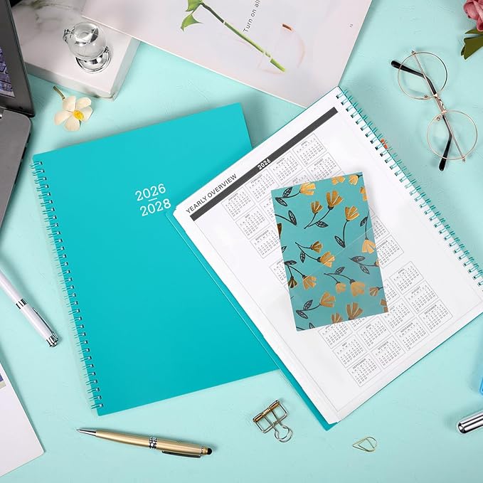 Monthly Planner 2026-2028 - 2026-2028 Monthly Planner, 9'' x 11'', 24 Months from JUL. 2026 to JUN. 2028 with Inner Pocket