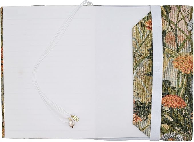 BLBMH 6x9 Bible Book Cover for Women | Non-Stretch Fabric Protector for Paperback Journal Softcover Books – Handmade Fixed Size with Bookmark – Gift for Bible Lovers - Dandelion