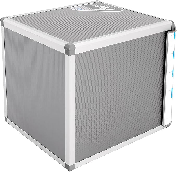 File Cabinet with Drawers Office Document Storage Box Filing Organzier Lockable Desktop Drawer Organizer for Papers Mail Notebooks Stationery (4-layer)