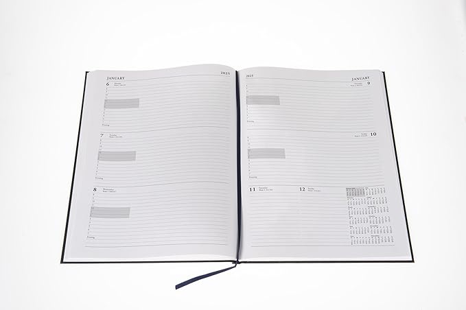 Collins Essential A4 Academic Year 2024-25 Week to View Diary - Red - Mid Year Academic Planner for Students and Teachers - ESSA43M.15-2425 - July 2024 to July 2025