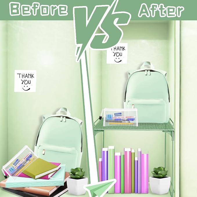 Demonwer Locker Organizer Shelf Cyan Stackable Extra Locker Shelf Storage Cabinet Accessories for Back to School Office Home Gym Supplies