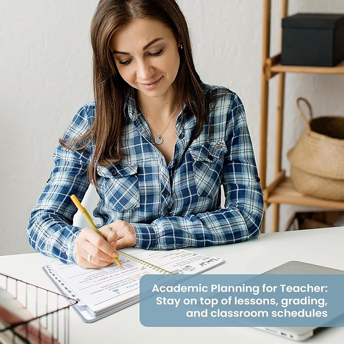 Planner 2026–2027, Academic Year Monthly & Weekly Calendar Book, Jul 2026–Jun 2027, Hardcover Organizer with Tabs, Student & Teacher Planner, 6.3" x 8.5", Parisian Bouquet