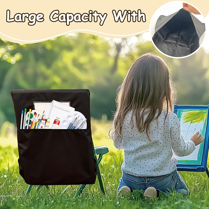 12 Pack 19.5 x 16.5 Inch Student Chair Pockets for Classrooms,Seat Sacks Organizer for K-2 Students to Storage,Chair Back Buddy Pocket with Name Tag Slot, Classroom Must Haves