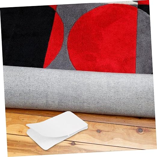 Cabilock 5PCS Non-Slip Adhesive Cushion Fixing Pads for Sofa and Bed Sheets Heavy Duty Hook and Loop Tape for Rug and Carpet Strong Adhesive Home Decoration Supplies