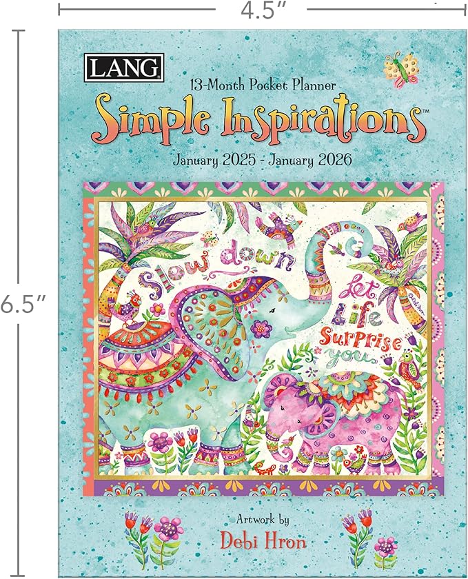 LANG Simple Inspirations™ 2025 Monthly Pocket Planner (25991003185)