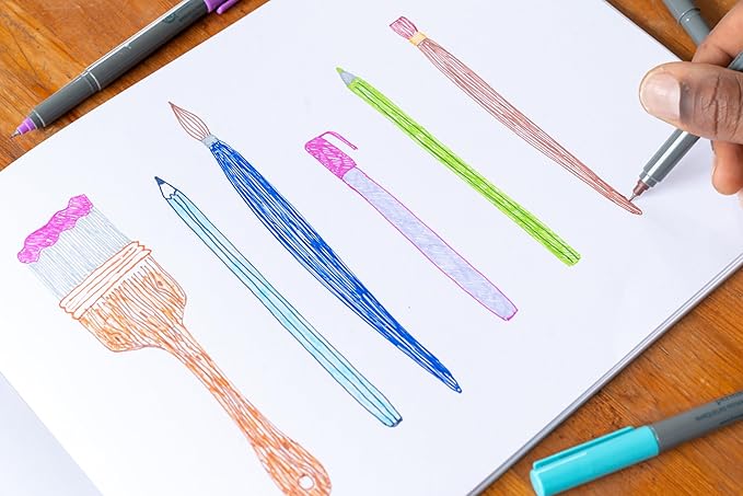 Art Alternatives Permanent Marker, Extra-Fine, Yellow - 1.2mm Felt Nib - Permanent - Multi-surface - Drawing + Writing + Illustration