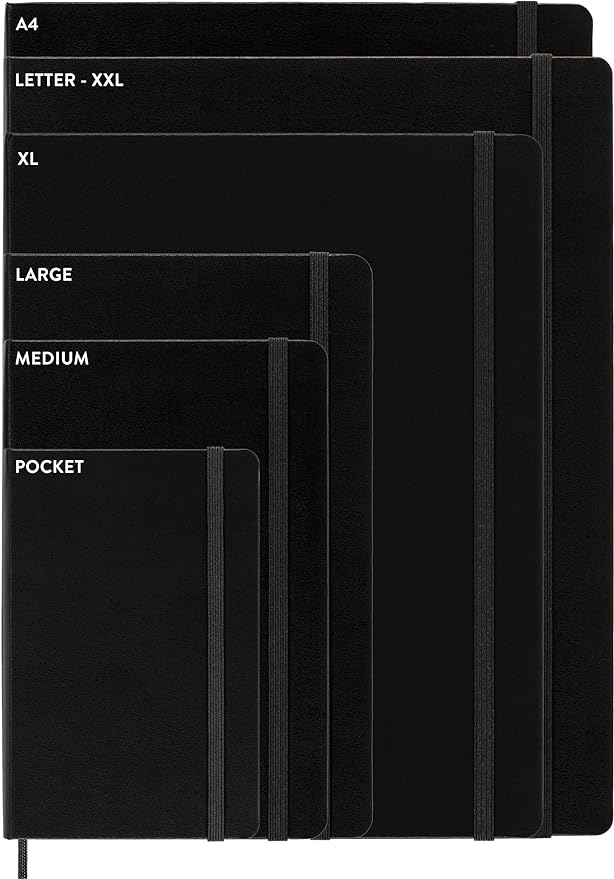 Moleskine Classic 12 Month 2024 Weekly Horizontal Planner, Hard Cover, Pocket (3.5" x 5.5"), Black