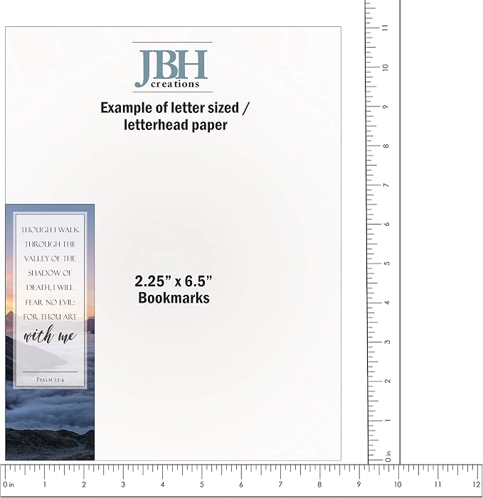 Be Not Afraid Bible Verse Bookmarks - Pack of 48