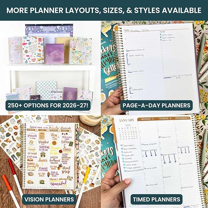 bloom daily planners 2026-2027 Academic Year Pocket Planner (July 2026 - July 2027) 13 Months - SMALL 4” x 6” Weekly Monthly Agenda Organizer & Calendar Book - Midnight Sky