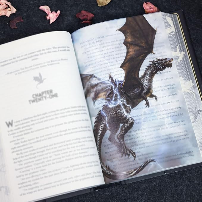 BAMAYSELF 15 Pcs Fourth Wing Page Overlays Bookmarks for Men Women, Fantasy Dragon Bookmark Gift, 4th Wing Merch, Cool Bookmarks Book Accessories Merchandise, Gifts for Bookish Book Lovers