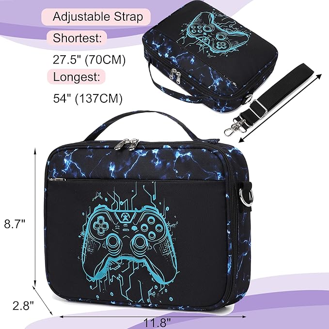 Jumpopack Bible Cover Case for Men Boys Grils Bible Case for Study Accessories-Ideal Gift for Men and Boys (Luminous Game Parttern)
