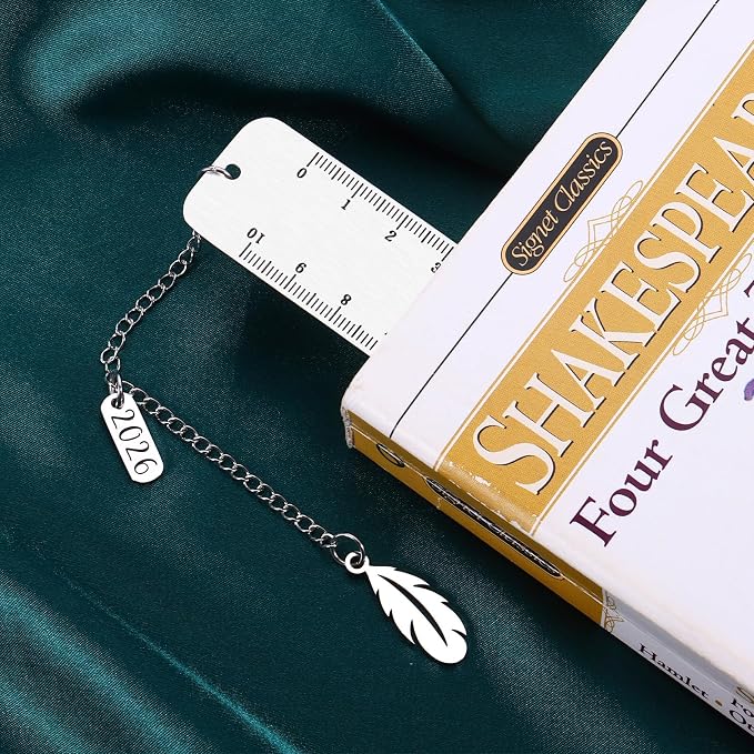Graduation Gifts for Her Him Students 2026 Retirement Gift for Woman Men Friend Inspirational Wedding Christmas Anniversary Birthday Gifts Coworker Leaving Enjoy the Next Chapter Bookmark Book Lovers