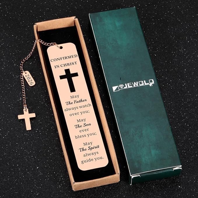 2026 Confirmation Gifts for Teen Girls Boys - Catholic Confirmation Gifts for Teenage Boys Girls Easter Basket Stuffers Christian Bookmark Confirmations Favors for Guests Religious Gift for Women Men