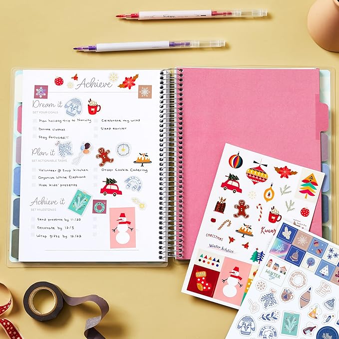 Avery Holidays and Seasons Planner Sticker Pack, Christmas, Thanksgiving, and Other Holidays, 15 Sheets, 571 Planner Stickers (6776)