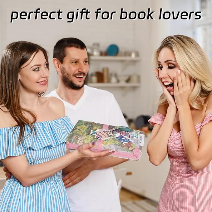 Blind Date with a Book,Blind Books Date,Book Lovers Gifts for Women Family Friends or Yourself,Book Themed Bookish Gifts for Book Lovers (Spicy Romance)