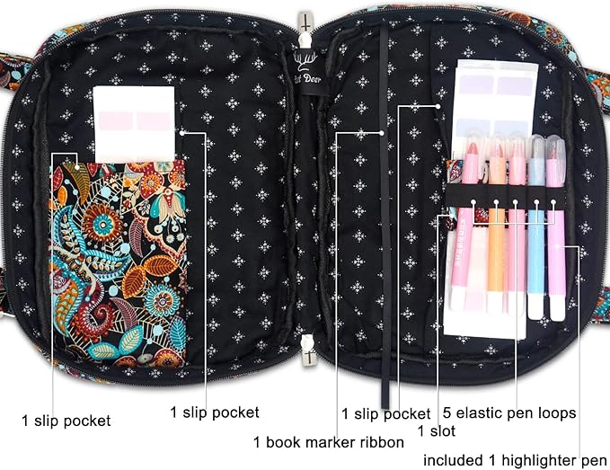 Bible Cover for Women with Adjustable Straps, Extra Large Study Bible Carrying Case Bag with Zip Pocket, 11.3x8.3x2.7 Inches