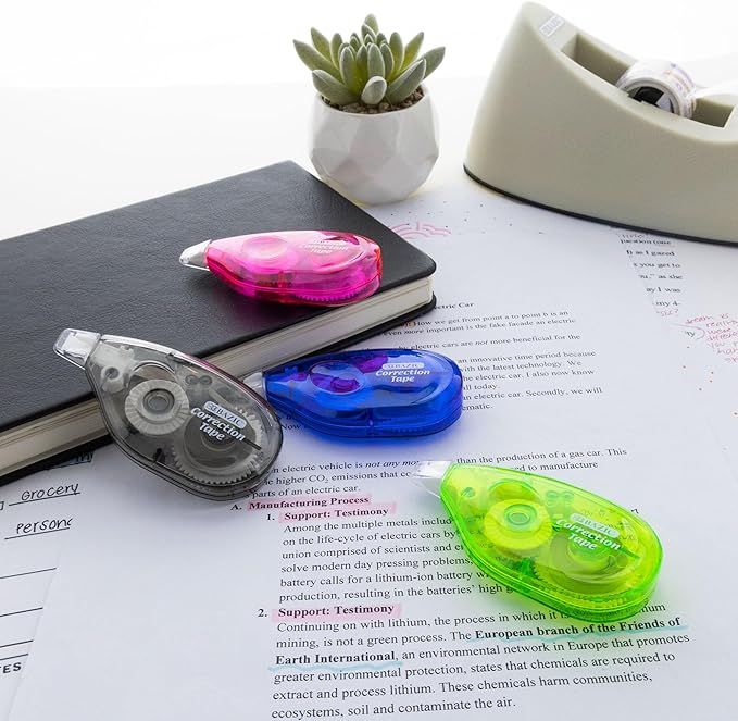 BAZIC 5 mm x 236" Correction Tape (1631-24)