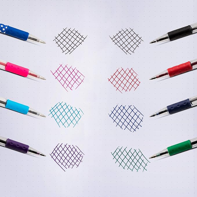 Pentel RSVP Ballpoint Pen, Fine Line, (0.7mm), Blue Ink (BK90BP5C) (Pack of 1, 5 Count Total)