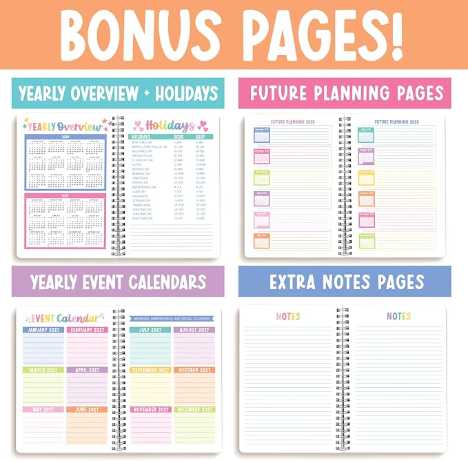 2026-2027 Monthly Planner - 2 Year Monthly Planner 2026-2027, Month Calendar Planners 2026 to 2027, Calendar Book, Kraft Month Planners & Organizers