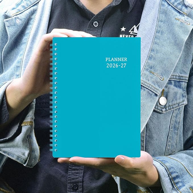 2026-2027 Planner - Planner 2026-2027, Weekly and Monthly Planner with Tabs, July 2026 - June 2027, 6.25" × 8.3", Strong Twin-Wire Binding