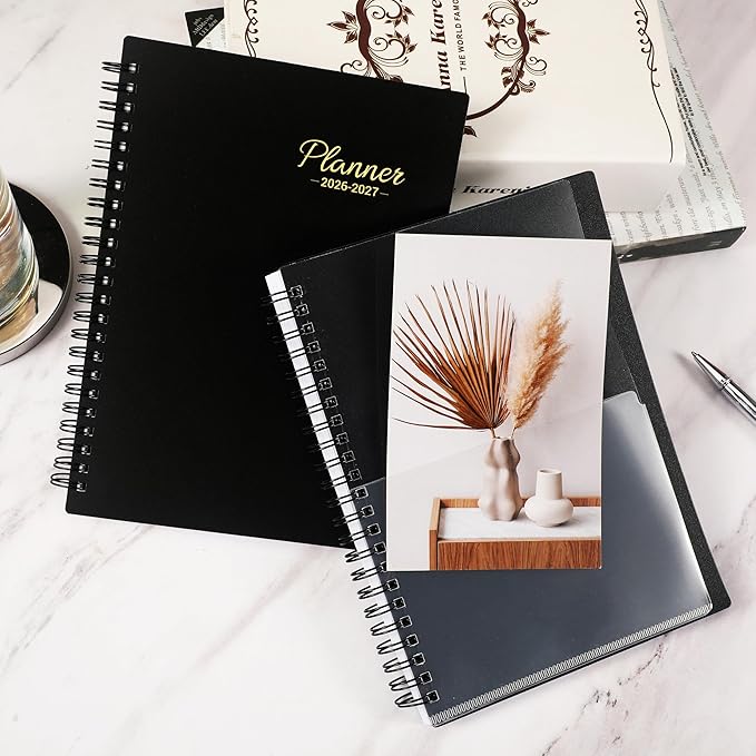 2026-2027 Academic Planner – Jul. 2026 – Jun. 2027, Weekly & Monthly Planner 2026-2027, Calendar Planner, 6.4" x 8.5" with Flexible Cover, Colorful Tabs, Twin-Wire Binding, Inner Pocket, Notes Pages