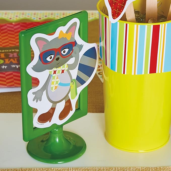 Carson Dellosa 36-Piece Hipster Woodland Animals Cutouts, Moose, Bear, Squirrel and Raccoon Forest Friends Bulletin Board Decorations for Party and Classroom Decor