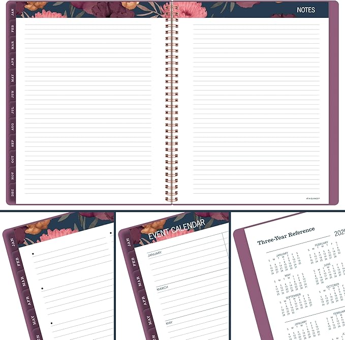 AT-A-GLANCE 2026 Planner, Weekly & Monthly, 8.5" x 11", Large, Dark Romance (5254-905-26)