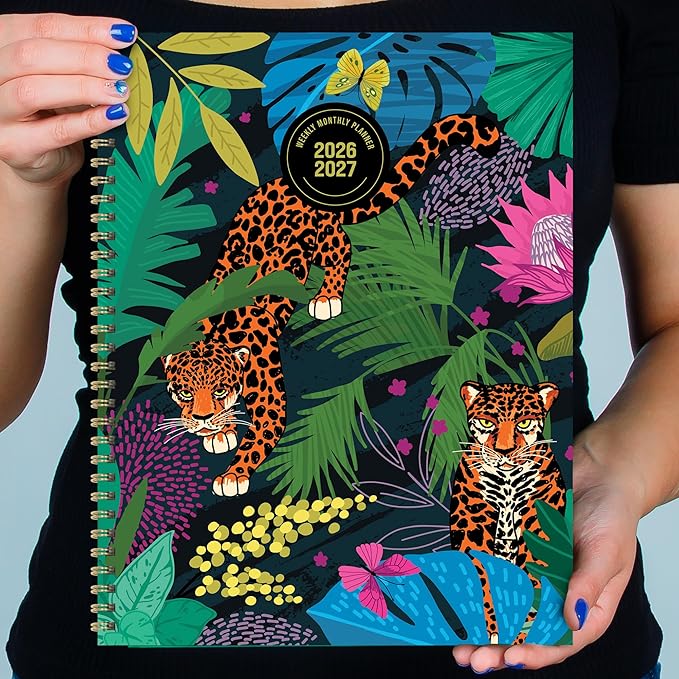 TF Publishing July 2026 - June 2027 In the Jungle Large Weekly Monthly Planner