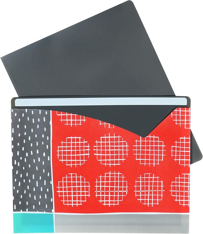 C-Line Write-On File Jackets, Playful Pops Design, Pack of 6 (63540)