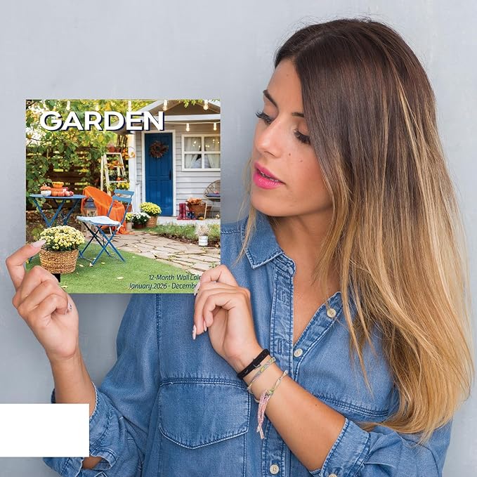 2026 Wall Calendar Garden | 12 Monthly Hangable Garden Calendars | 12" x 24" (Open) | Thick & Sturdy Paper for Organizing & Planning | Home and Office